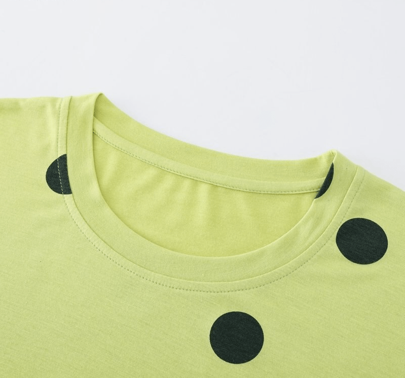 Vêtements Nuit Été Femme Pois Capris – Image 6