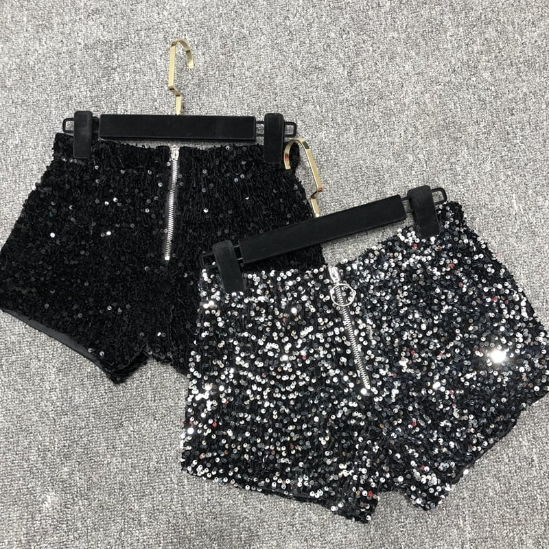 Short Femme Paillettes Nightclub Chic – Image 3