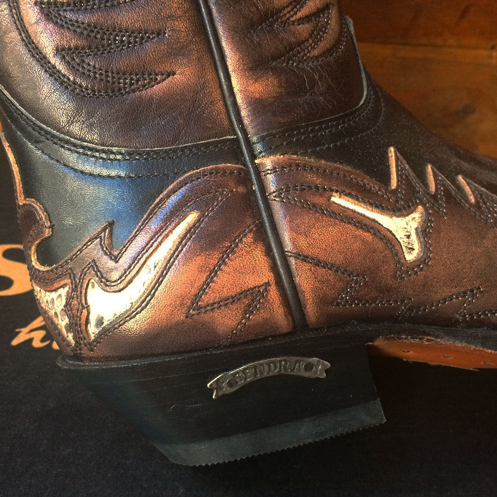 3242 Sendra santiag série limited cuir cuervo marron used Femme – Image 4
