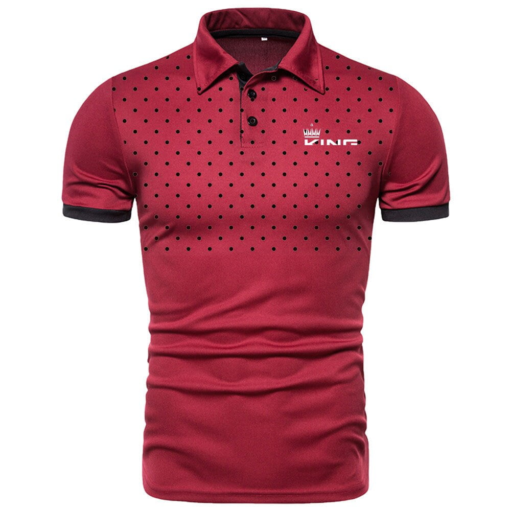 Polo Streetwear Homme Motif Pois – Image 3