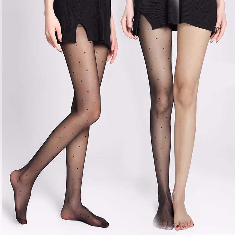 Collants Été Fins Noirs Pois Femmes – Image 2