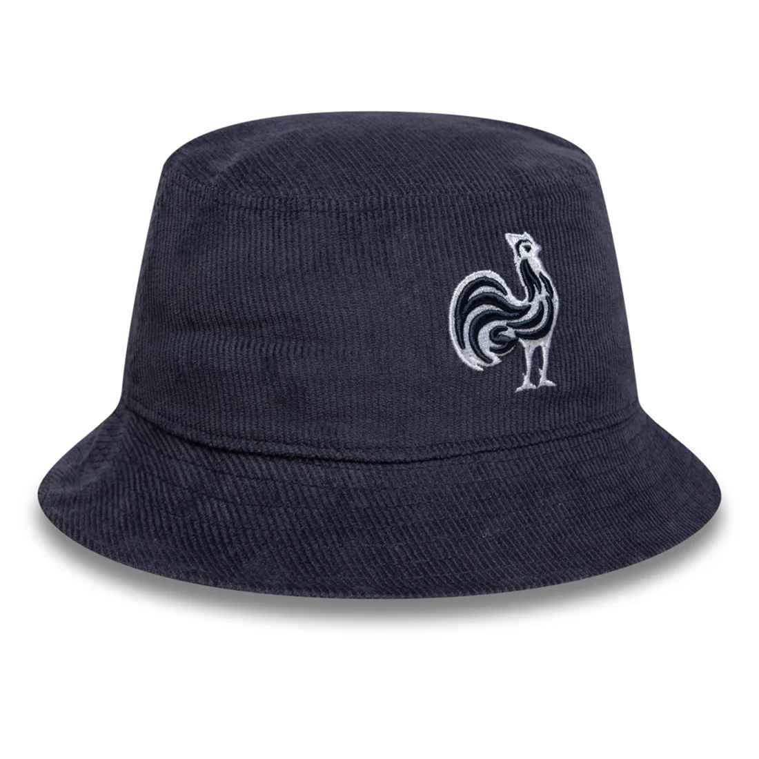 Bob en velour côtelé New Era XV de France Bucket hat Bleu marine – Image 5