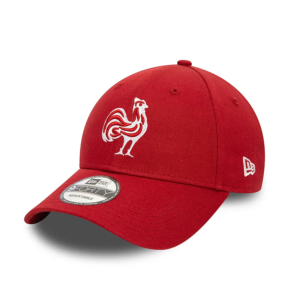 Casquette New Era 9FORTY Adulte XV de France FFR Couleur saisonnière