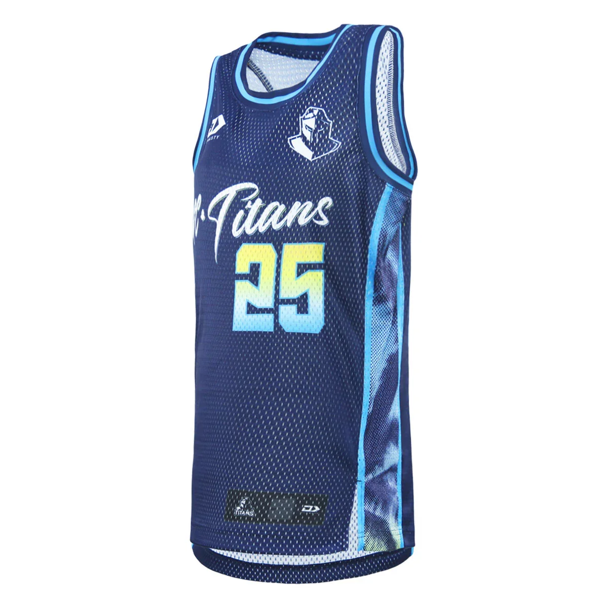 Débardeur « Basketball » Homme Gold Coast Titans NRL Bleu marine – Image 4