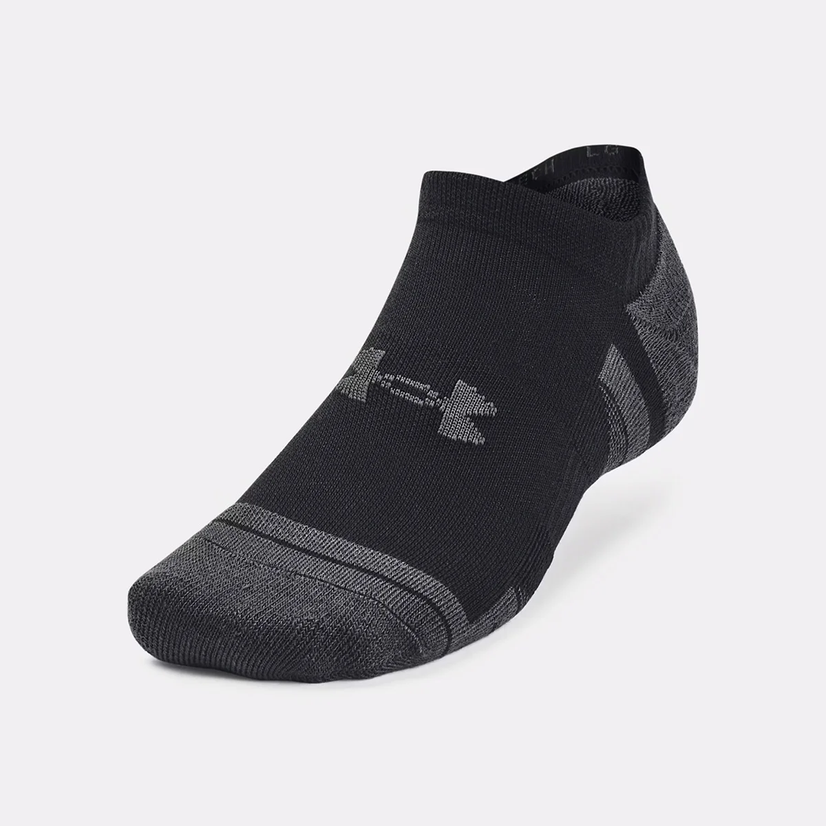 Lot de 3 paires de chaussettes invisibles noires Under Armour Performance Tech – Image 4