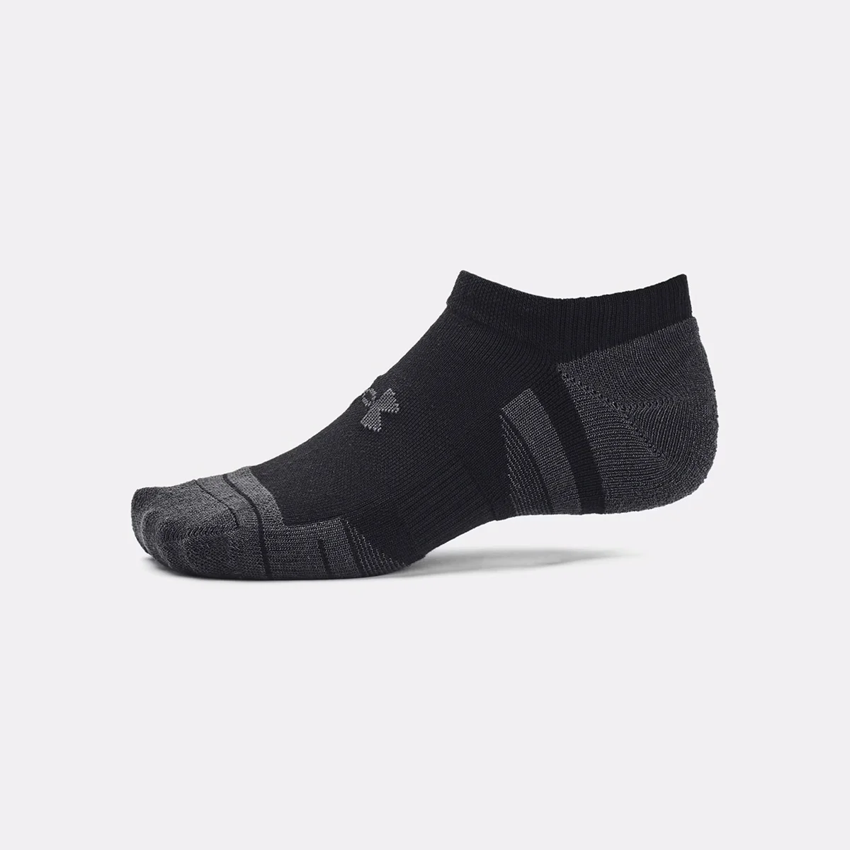 Lot de 3 paires de chaussettes invisibles noires Under Armour Performance Tech – Image 3