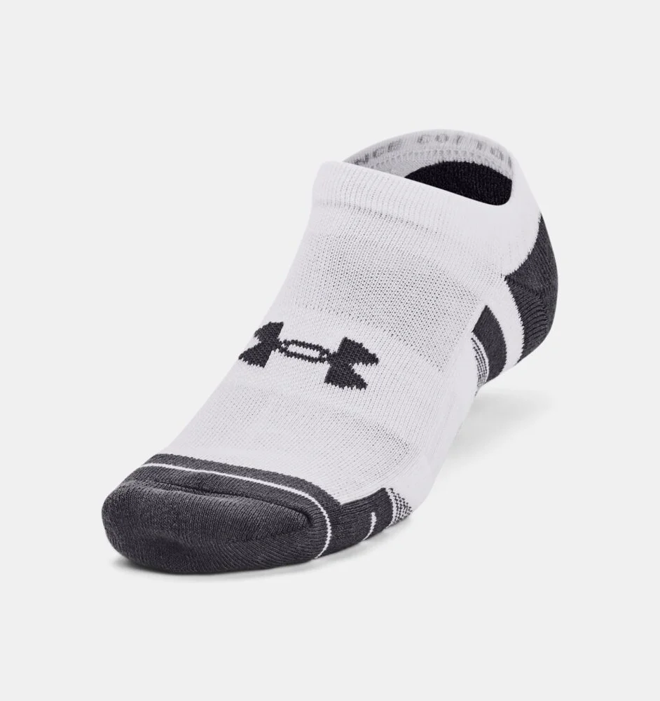 Lot de 3 paires de chaussettes basses blanches Under Armour Performance Tech – Image 2