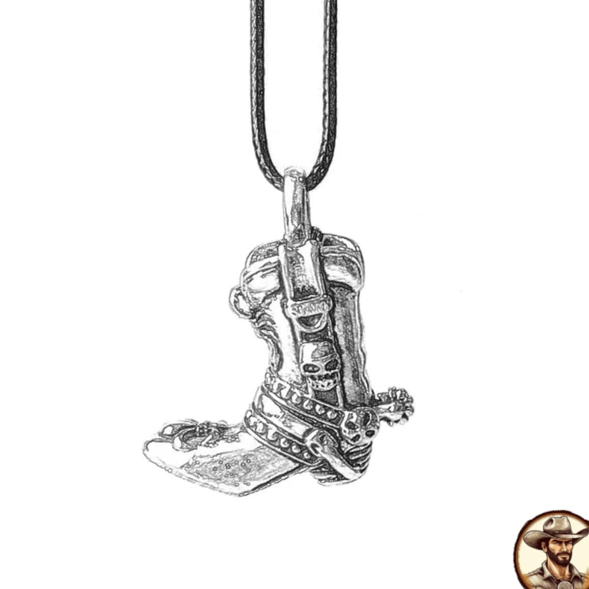 Collier Botte Country (Argent)