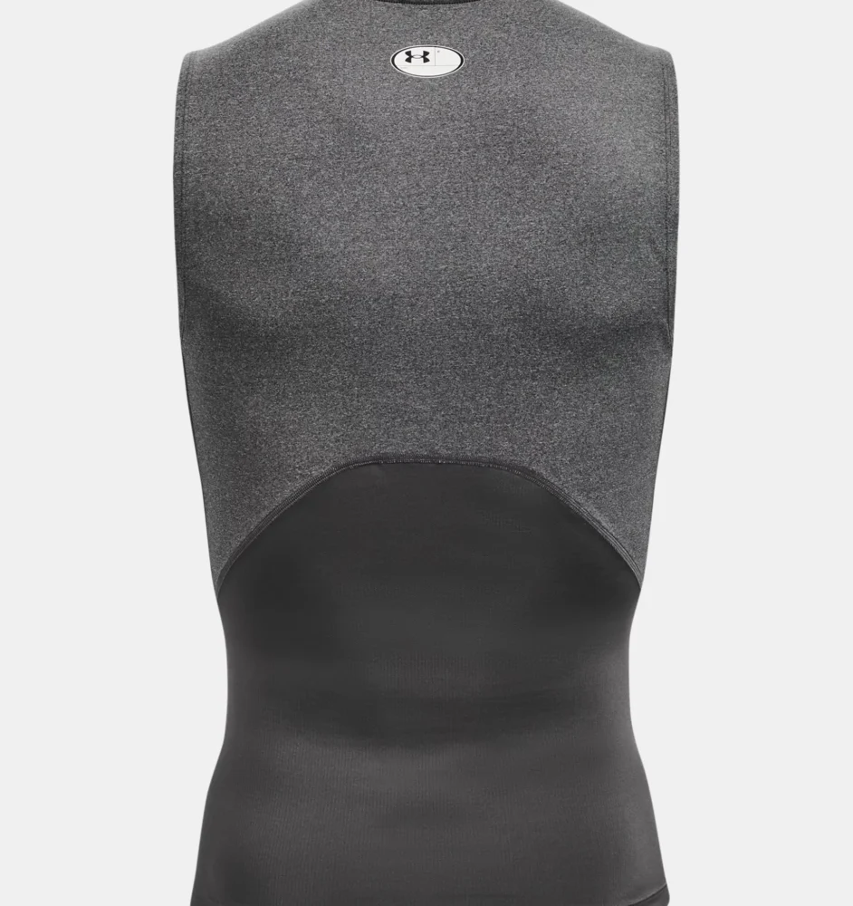Débardeur HeatGear® Lycra Under Armour Gris – Image 4