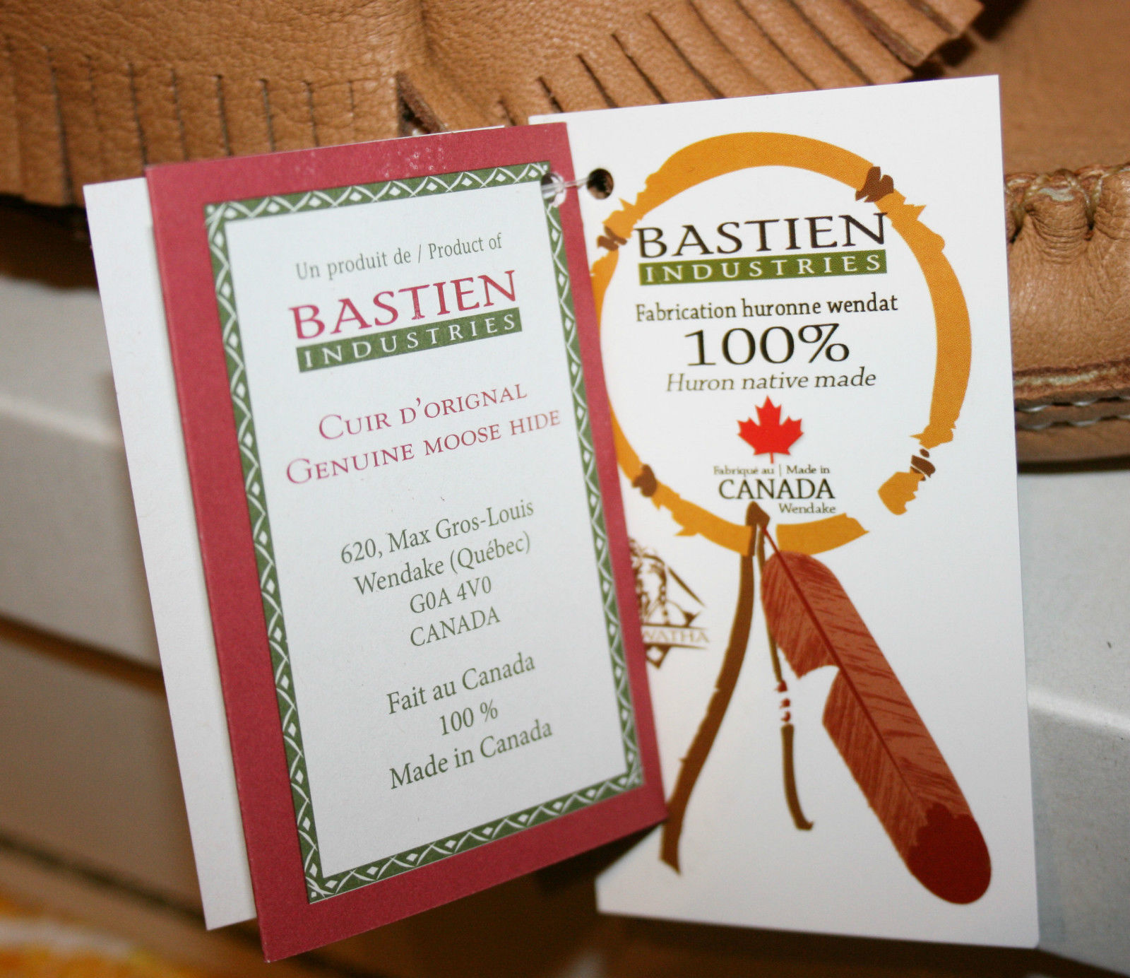 136 XXF Mocassin indien Huron Femme fabriqué au Canada – Image 5