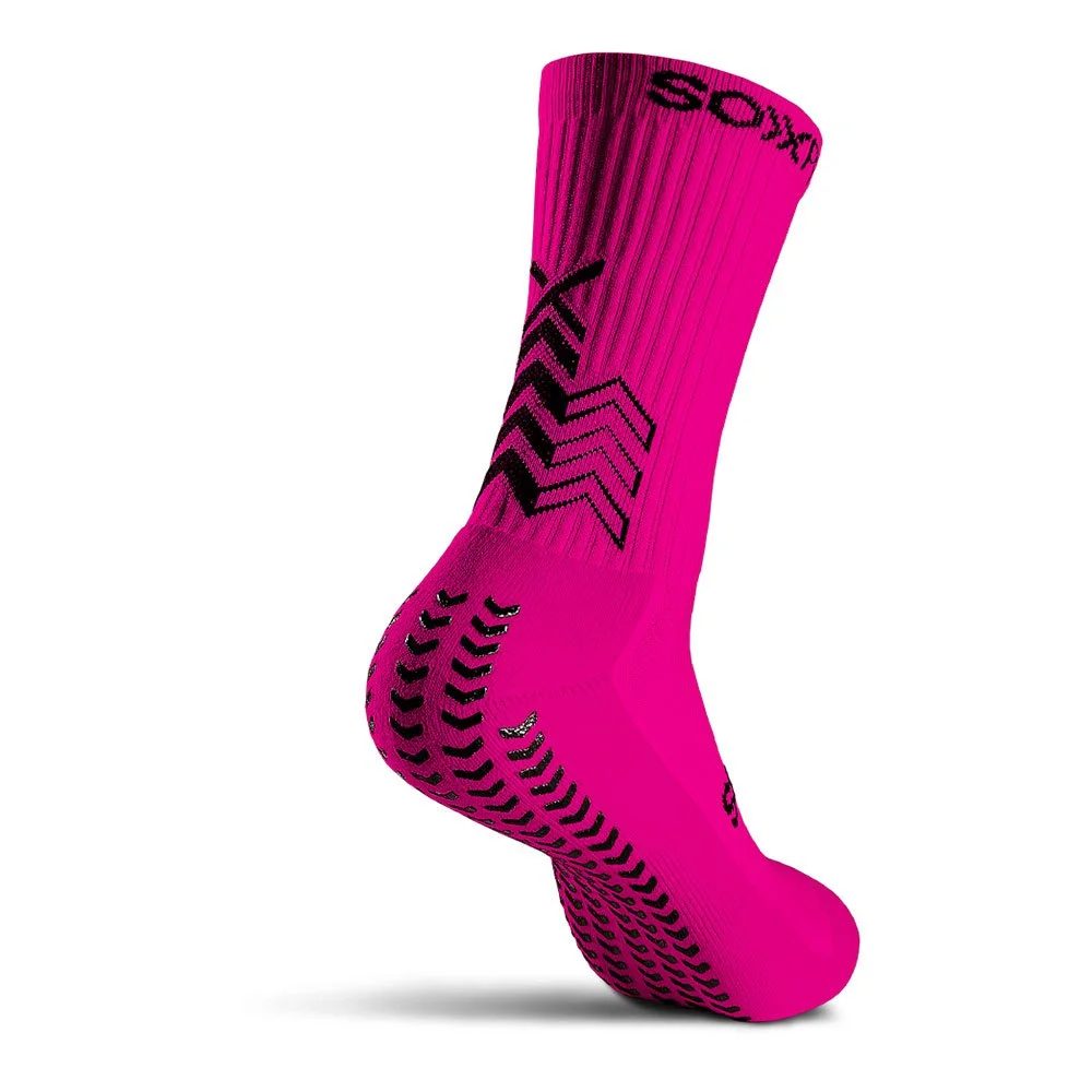 Chaussettes antidérapantes SoxPro Rose – Image 2