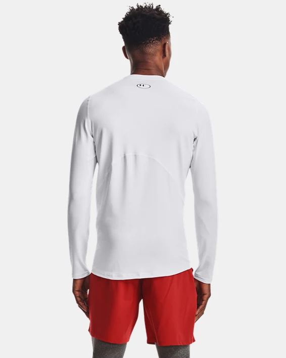 T-shirt manches longues Lycra ColdGear® Under Armour Blanc – Image 3